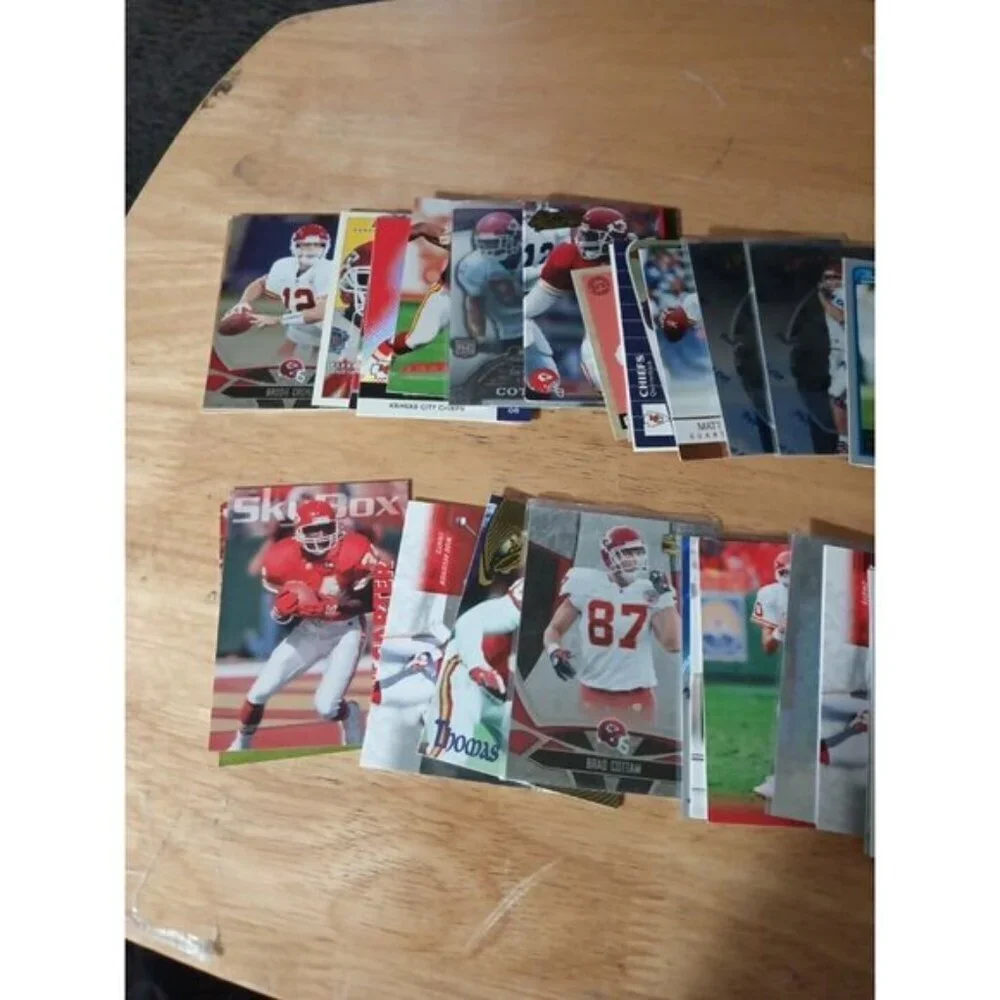 NFL Football 75 card lot  Kansas City Chiefs Legends Bell Thomas Lanier